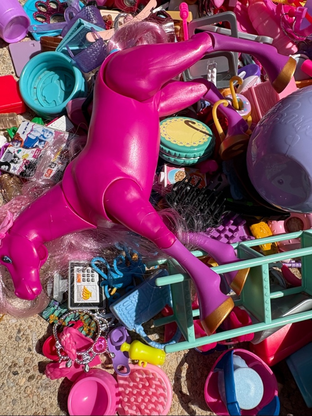 Assorted Barbie Accessories - Pink Mix - Picture 3 of 12